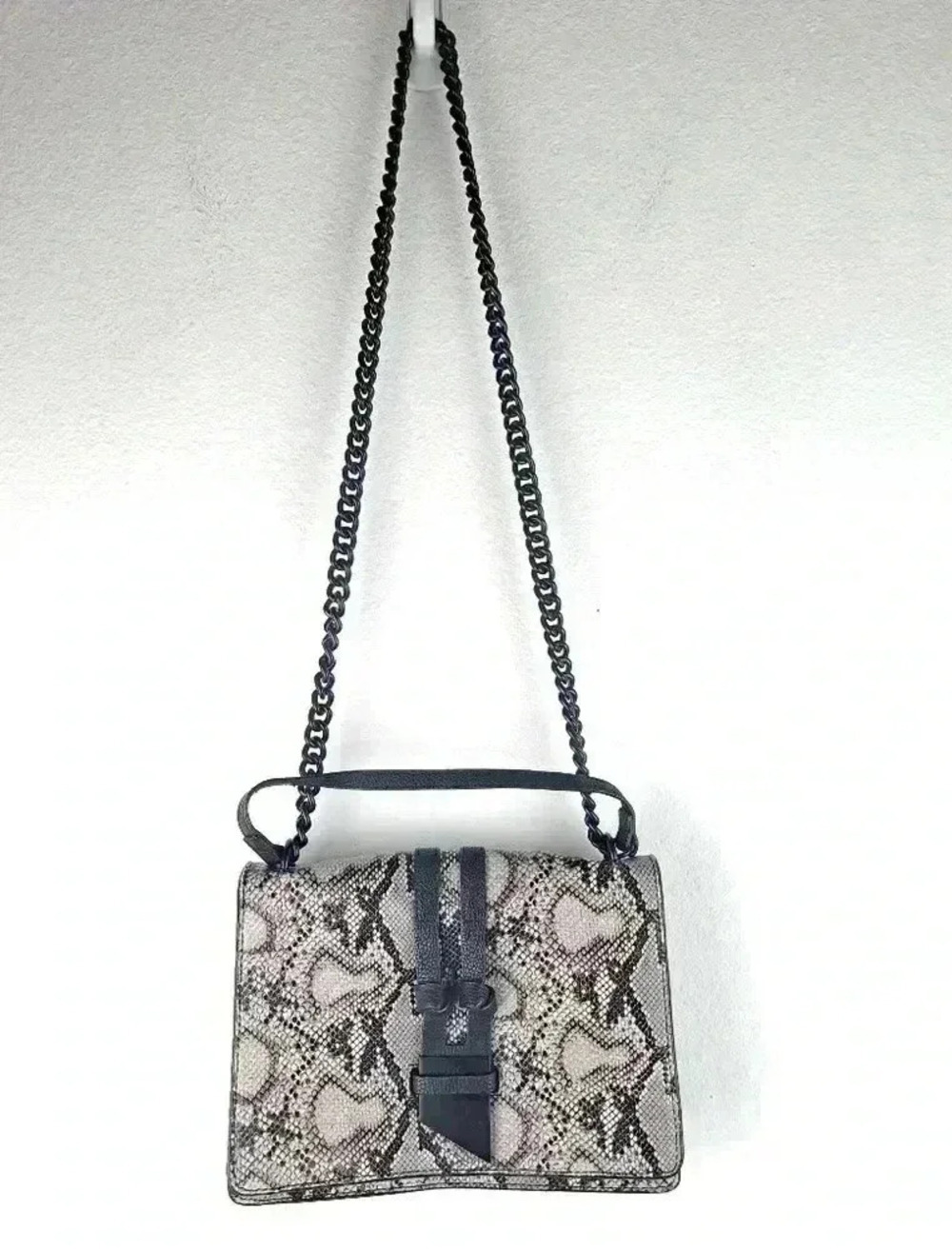 Foley + Corinna Faux Snakeskin Purse EUC